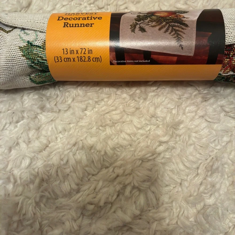 Way‎ to Celebrate Harvest Decorative Runner NWT